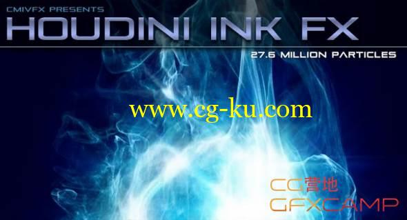 水墨流体模拟教程 cmiVFX – Houndni INK FX的图片1