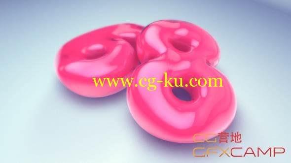 C4D制作卡通弹性气球文字 How to Create Bubble Text in Cinema 4D的图片1