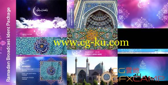 AE模板-印度寺庙电视栏目包装 VideoHive Ramadan Broadcast Ident Package的图片1