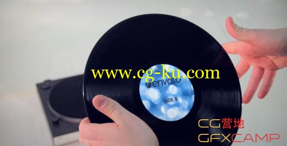 AE模板－唱片机音乐Logo照片展示 VideoHive Promo For Audio的图片1