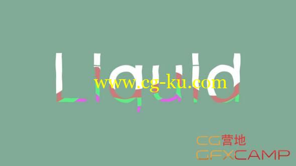 AE动态液体流动文字MG教程 Dynamic Liquid Text Tutorial的图片1