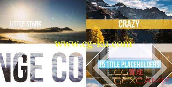 AE模板-夏天旅游照片展示 VideoHive Fast Dynamic Summer Slideshow的图片1