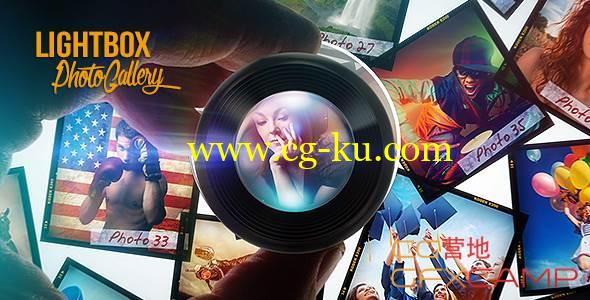 AE模板-胶卷底片光箱照片展示 VideoHive Lightbox Photo Gallery的图片1