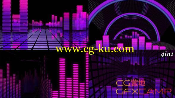 音乐跳动节奏舞台歌曲LED大屏幕视频素材 VideoHive VJ Equalizer的图片1