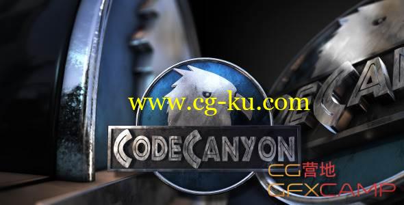 AE模板-E3D侏罗纪公园质感片头 VideoHive The Jurassic Logo的图片1