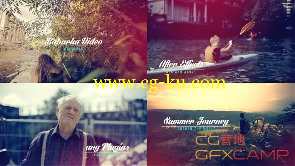 AE模板-夏天旅游小清新视频照片展示 VideoHive Summer Journey的图片1