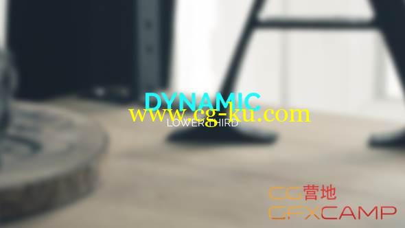 AE模板-简洁线条信息框人名字幕条 VideoHive Dynamic Lower Third的图片1