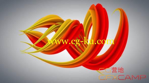 C4D粒子系统模拟抽象运动线条动画 Cinema 4D Abstract Animation Particles Tutorial的图片1