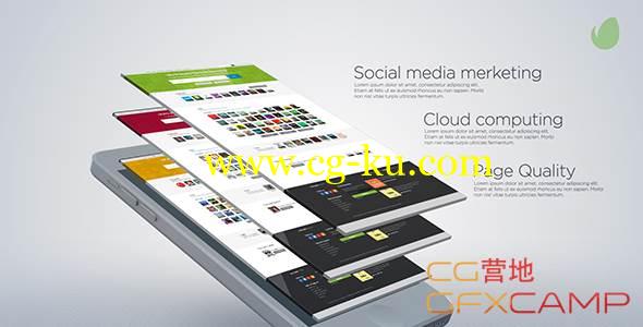 AE模板-苹果电脑iMac/iPhone/iPad商品网站宣传展示 VideoHive Website Presentation的图片1