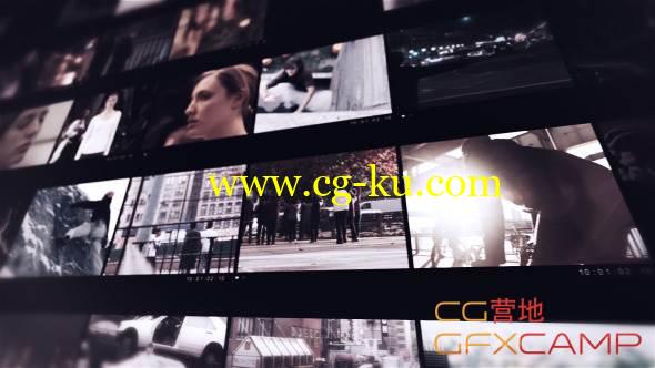 AE模板-胶卷视频照片墙展示 VideoHive Modern Video Frame的图片1