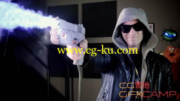 未来科技手枪开火能量动作合成教程 After Effects – Captain Cold’s Gun Tutorial的图片1