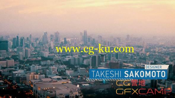 AE模板-动感点线元素城市建筑楼房展示 VideoHive City of Angels的图片1