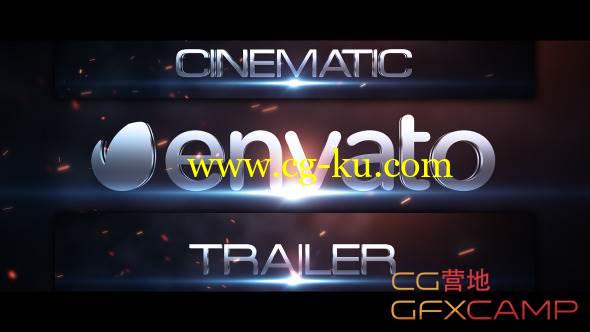 AE模板-史诗震撼钢铁质感文字火花粒子开场 VideoHive Cinematic Trailer Titles的图片1