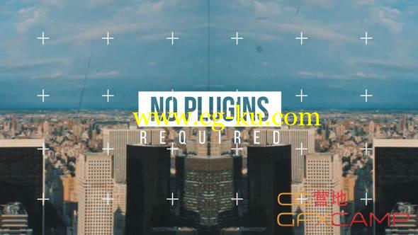 AE模板-时尚动感MG小元素开场 VideoHive Dynamic Glitch Opener的图片1