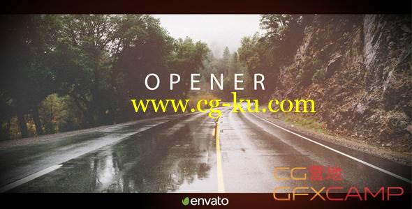 AE模板-简洁画面分割开场 VideoHive Simple Clean Opener的图片1