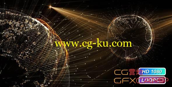 AE模板-高科技全息地球投影 VideoHive Cyber Earth Globe Hologram的图片1