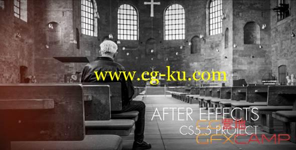 AE模板-简洁照片视频展示开场 VideoHive Epic Slides Opener的图片1