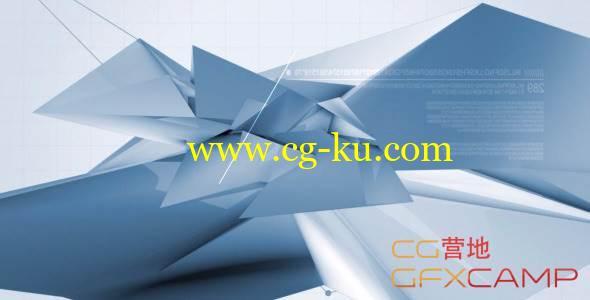 AE模板-抽象低多边形变形动态展示 VideoHive Poly Noise Logo的图片1