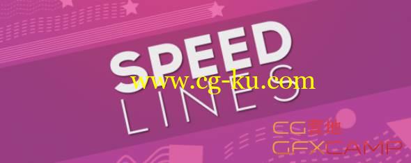 AE线条拖尾效果MG动画制作脚本 Aescripts Speed Lines v1.2　＋　使用教程的图片1