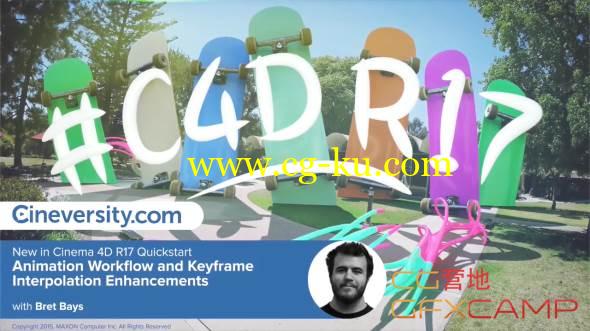 Cineversity C4D R17新功能特性介绍教程 Cinema 4D R17 New Features的图片1