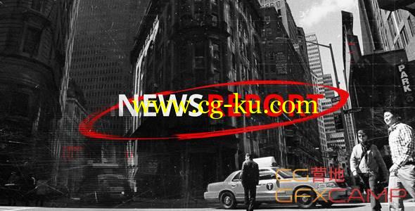 AE模板-体育新闻栏目包装节目开场 VideoHive Broadcast News Package的图片1
