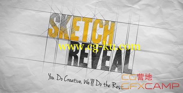 AE模板-铅笔素描绘制Logo展示 VideoHive Sketch Reveal的图片1