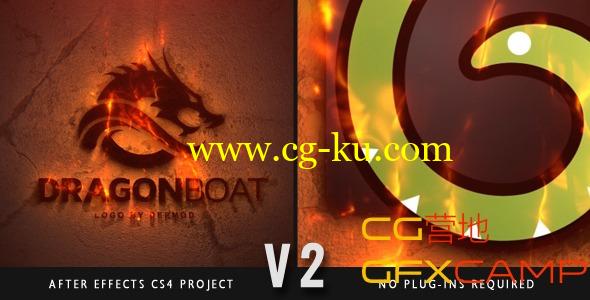 史诗火焰Logo VideoHive Epic Fire Logo的图片1