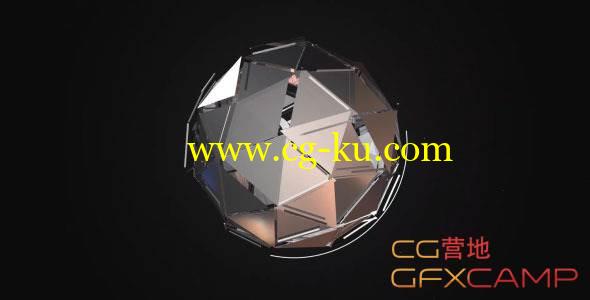 AE模板-抽象三角形Logo展示 VideoHive Logo Connect的图片1