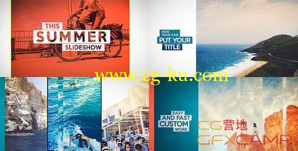 AE模板-时尚画面分割企业幻灯片简洁照片展示 VideoHive Favorite Slideshow V2的图片1