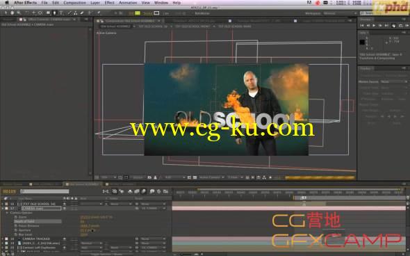 AE绿幕实拍电视广告开场宣传特效合成教程 FXPHD – AFX212 After Effects Project – The Open Part 2的图片1