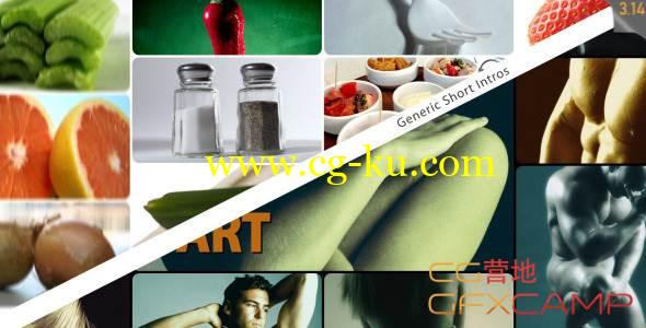 AE模板-微软Win8风格照片照片墙展示 VideoHive Generic Short Intro的图片1