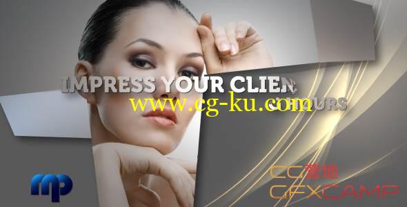 AE模板-纸张折叠简洁时尚照片展示 VideoHive Slideshow Album HD的图片1