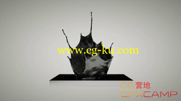 C4D+RealFlow水液体飞溅教程 Crown Splash Tutorial的图片1