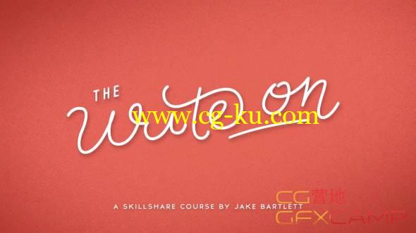 AE手写字动画MG教程 Skillshare -The Write On Hand Lettering In Motion的图片1