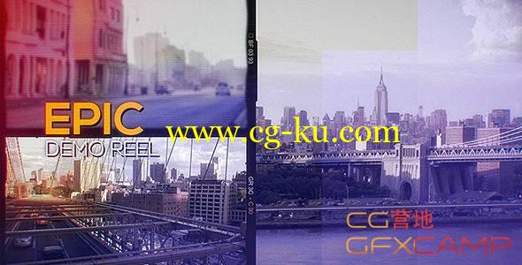 AE模板-电影胶片画面分割视频展示 VideoHive Epic Demo Reel的图片1