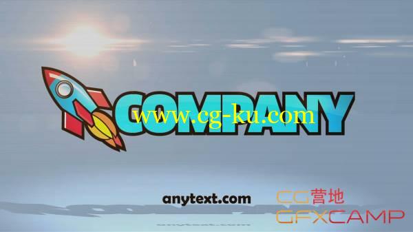 AE模板-简洁Logo文字翻转百叶窗拼贴展示 VideoHive Simple Logo Reveal Pack的图片1