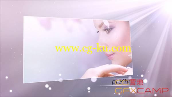 AE模板-朦胧背景粒子照片展示 VideoHive Fly Gallery的图片1