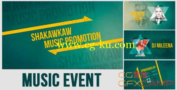 AE模板-音乐演唱会开场宣传 VideoHive Music Event Promo的图片1