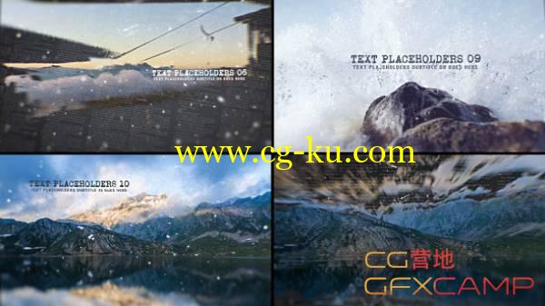 AE模板-三维空间感摄像机穿梭动画图片展示 VideoHive Slideshow的图片1