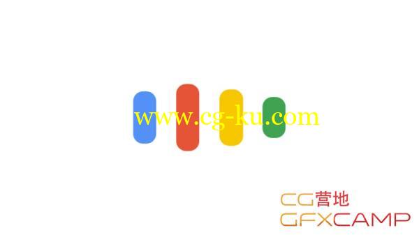 谷歌Logo标题声音节奏MG动画AE教程 Google Sound Response Animation的图片1