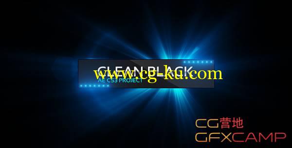 AE模板-黑色背景质感图片展示 VideoHive Clean Black Presentation的图片1