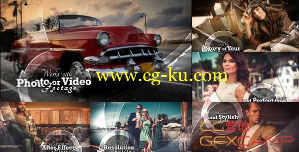 AE模板-玻璃质感折射艺术栏目包装图片展示 VideoHive Elegant Art Slide Show的图片1