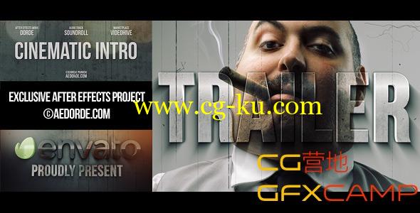 动作电影预告片 VideoHive Cinematic Intro Action Movie Trailer的图片1