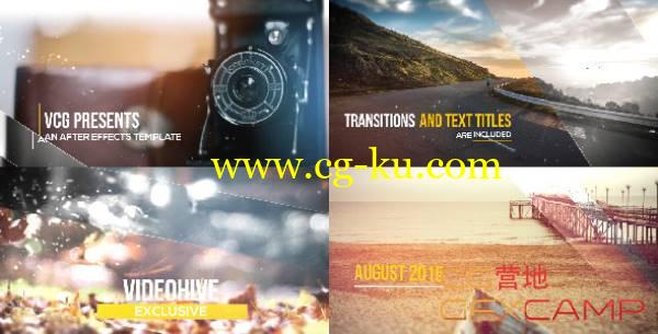 AE模板-史诗漏光震撼粒子图片视频展示 VideoHive Epic Light Titles的图片1