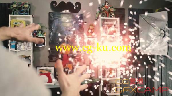 能量攻击爆炸粒子破碎特效AE教程 Scarlet Witch After Effects Tutorial的图片1
