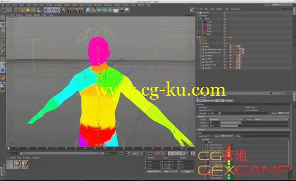C4D R15/R16/R17角色蒙皮权重分布处理C4D插件 Valkaari DeltaMush v1.0 WIN64 + 使用教程的图片1