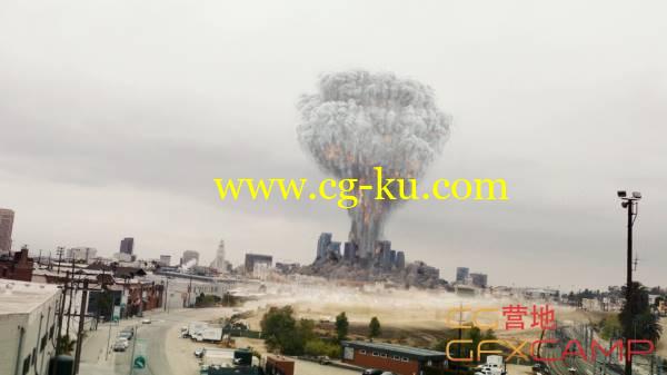 Nuke核爆炸实拍合成教程 Digital Tutors – Live Action Matte Painting and Compositing in NUKE的图片1