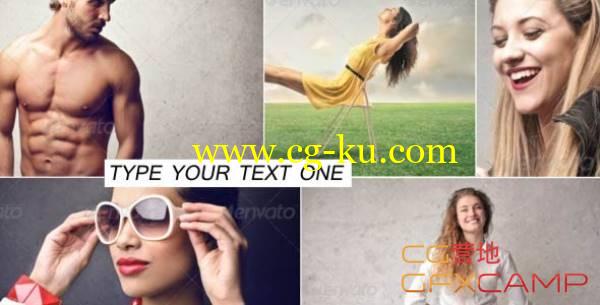 AE模板-微软风格画面拼贴滑动展示 VideoHive Smooth Slides的图片1