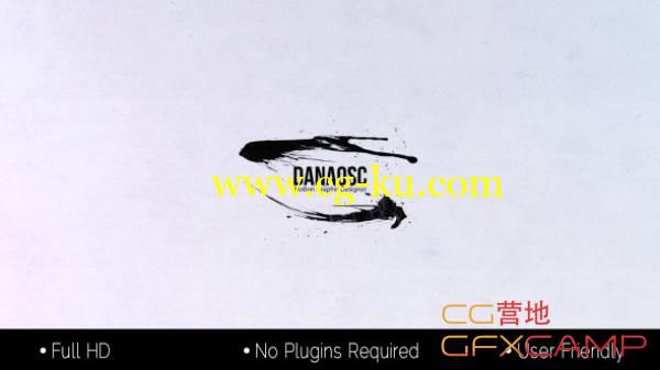 AE模板-泼墨MG动画图片文字视频展示 VideoHive Ink Motion的图片1