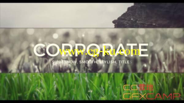 AE模板-微软风格画面分割滑动图片视频展示 VideoHive Slide for Business的图片1